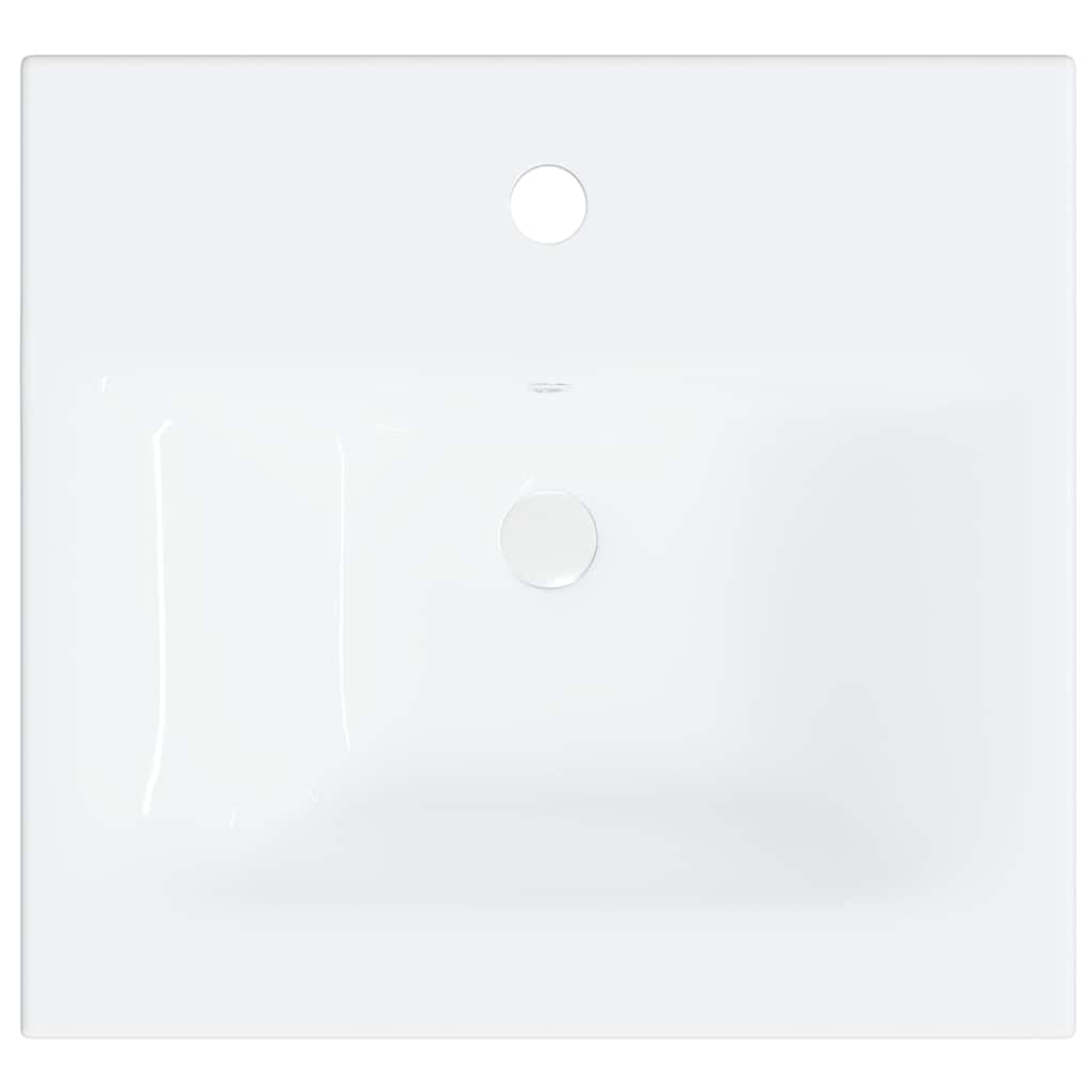 Bathroom Furniture Set White Engineered Wood