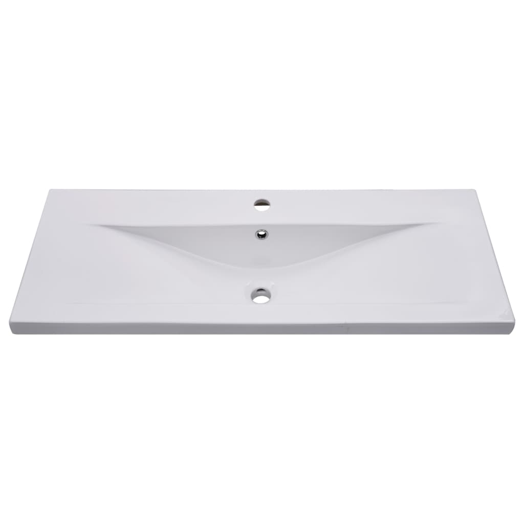 vidaXL Sink Cabinet with Built-in Basin Concrete Grey Engineered Wood