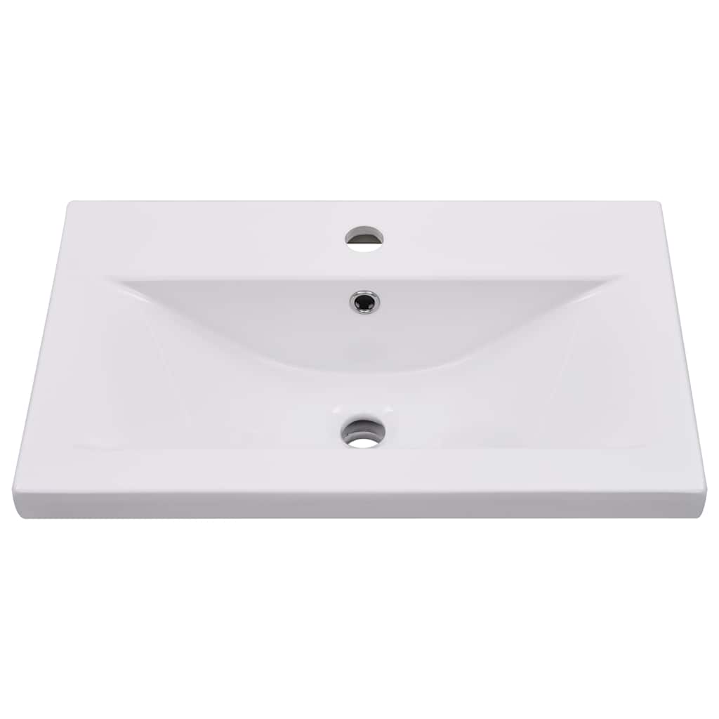 Bathroom Furniture Set White Engineered Wood