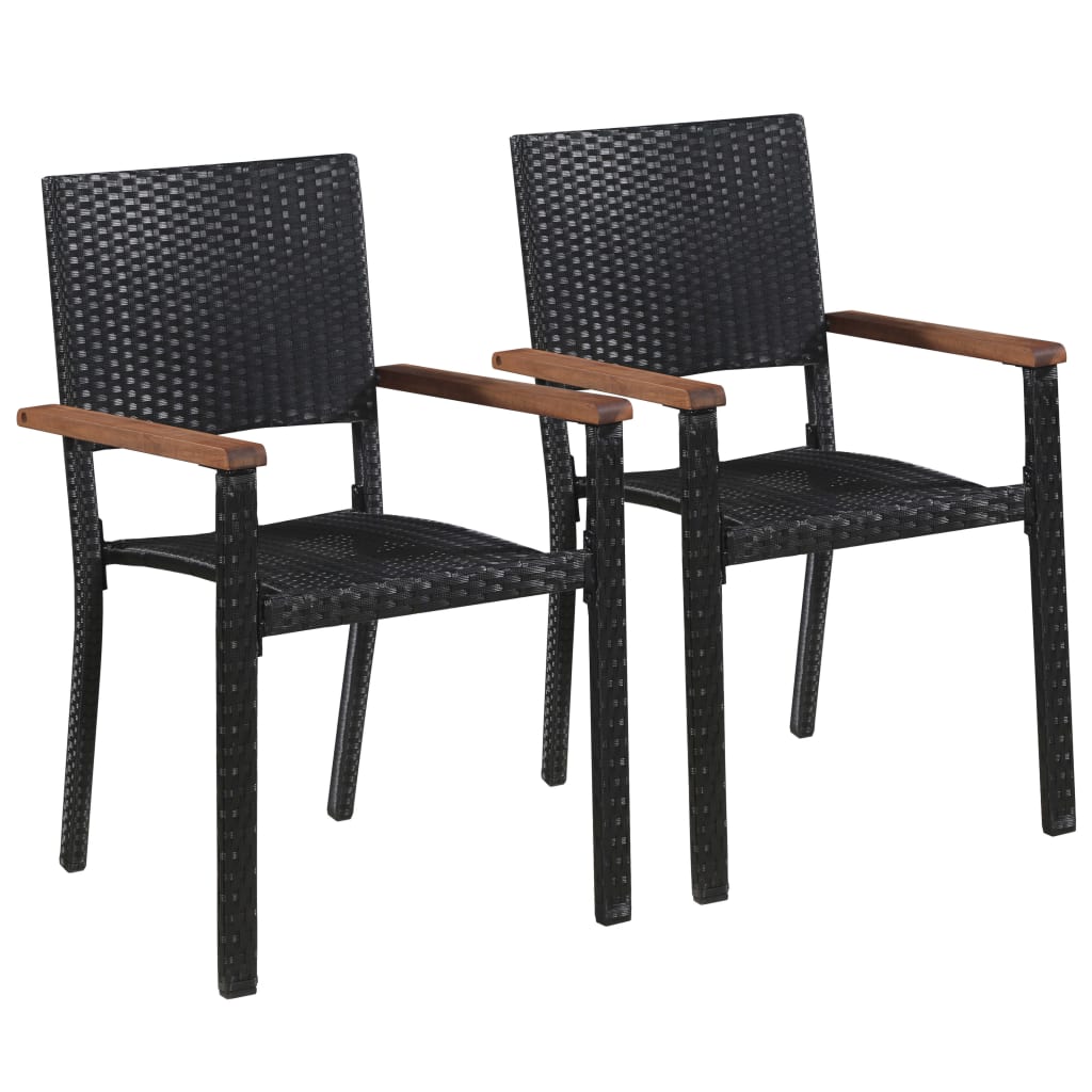Dining Set | Black, Brown