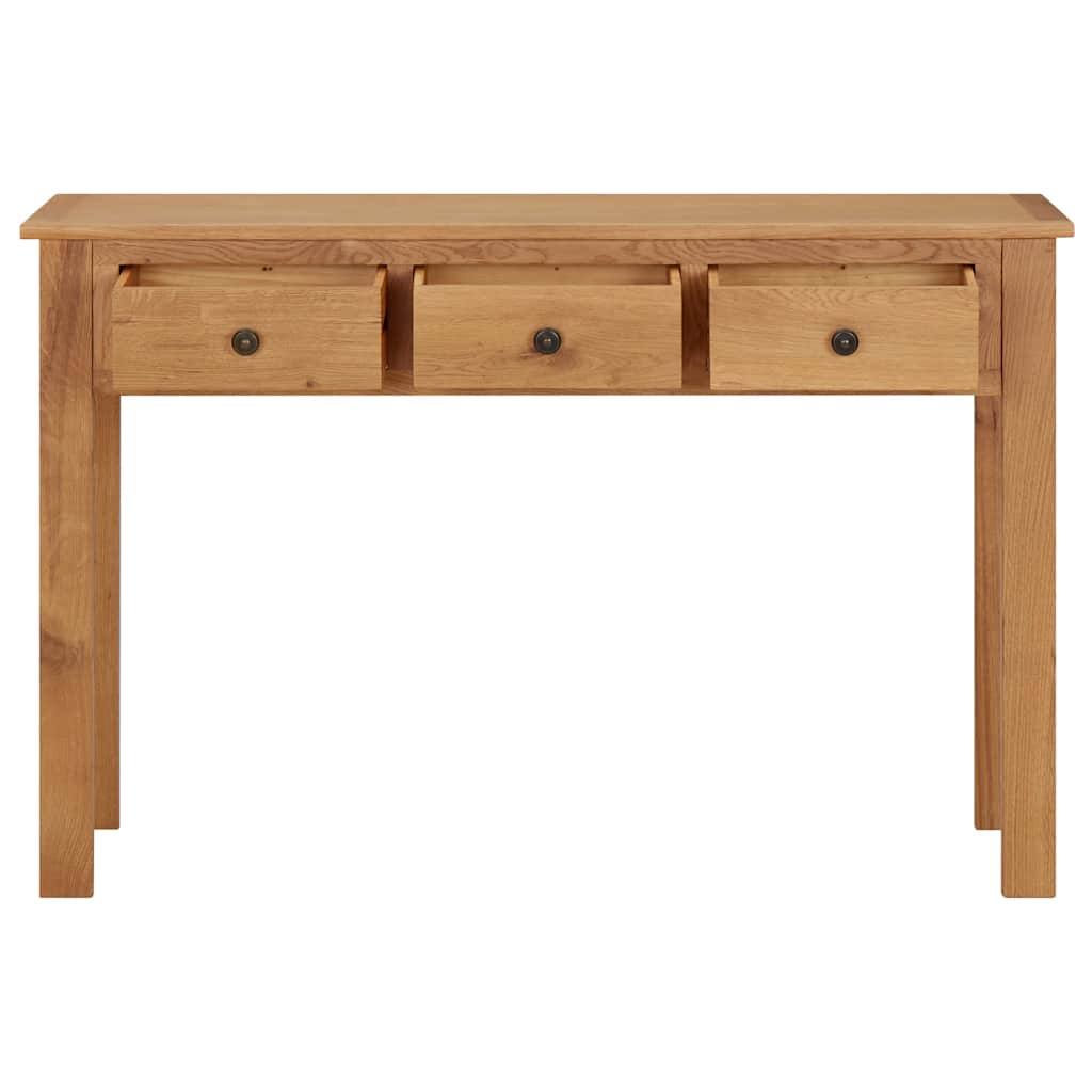327437 vidaXL Dressing Table 110x40x75 cm Solid Oak Wood