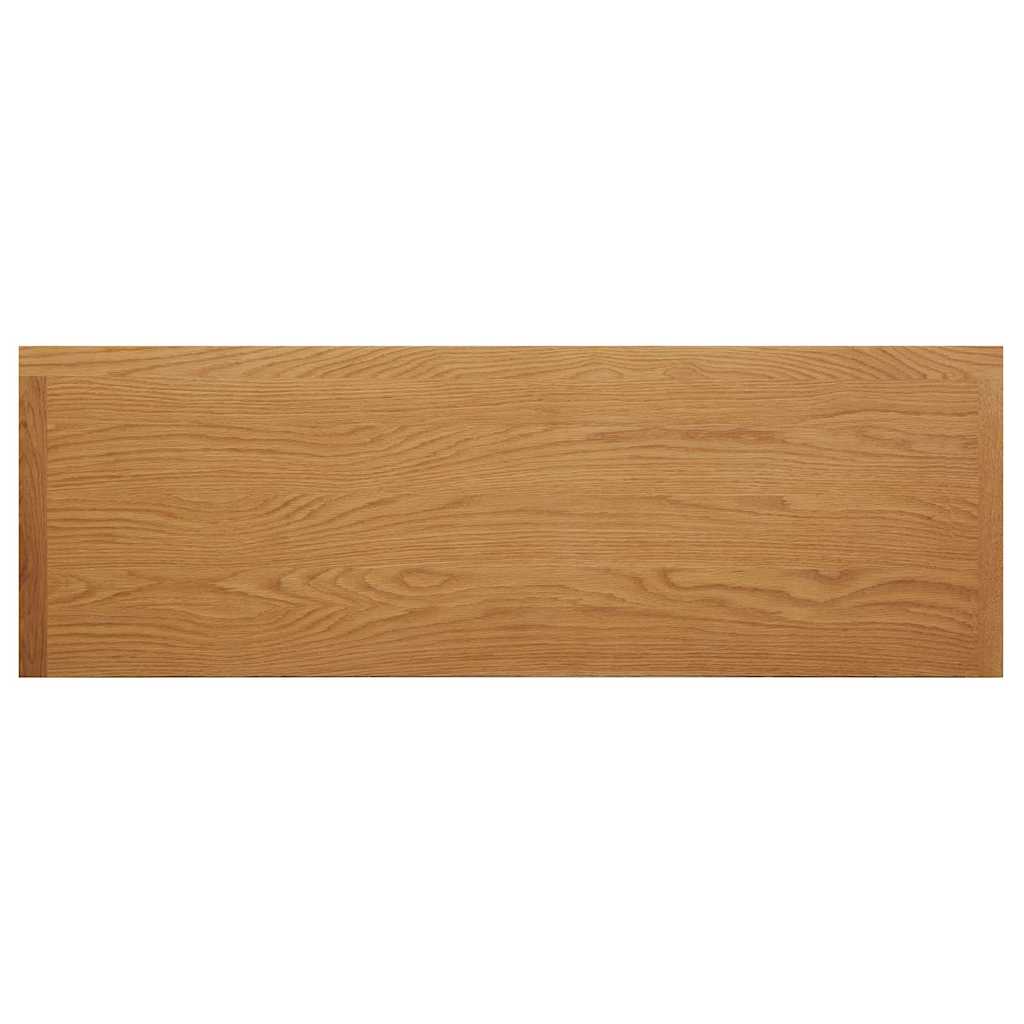 327437 vidaXL Dressing Table 110x40x75 cm Solid Oak Wood