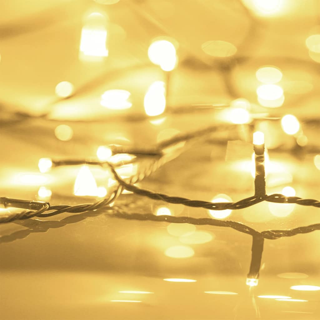 LED String with 300 LEDs Warm White 30 m PVC