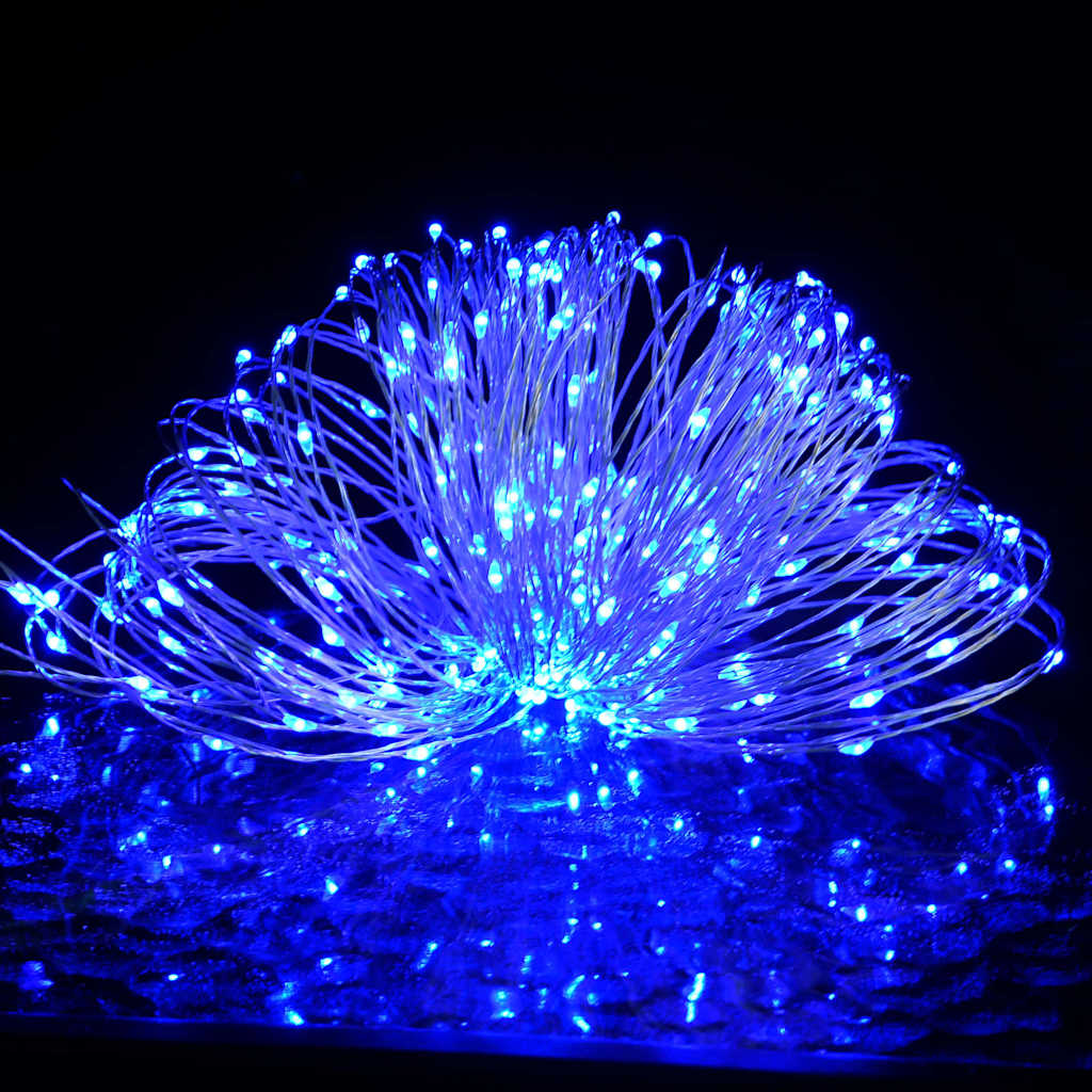 330052 vidaXL LED String with 150 LEDs Blue 15 m