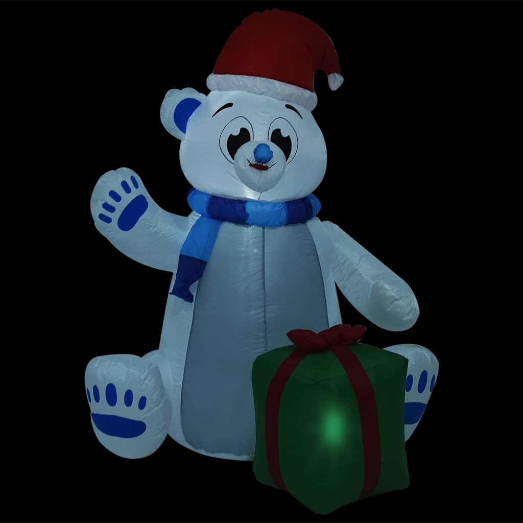 Christmas Inflatable Polar Bear LED Indoor and Outdoor 1,8 m