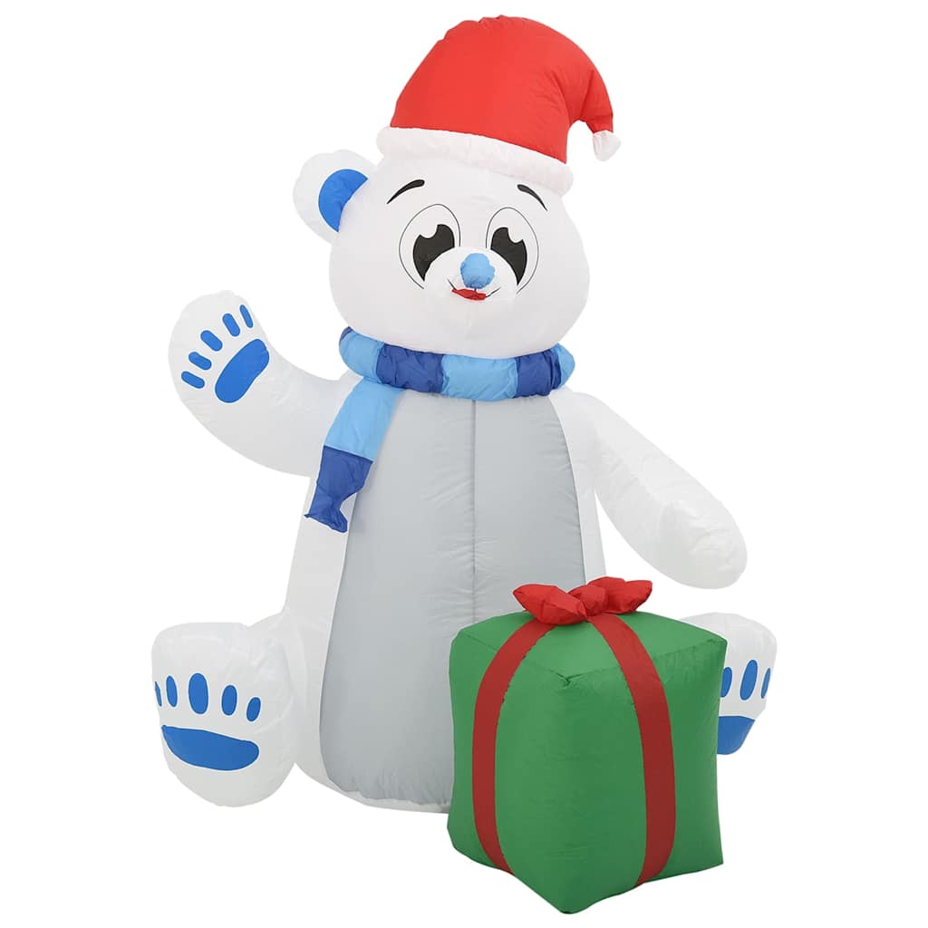 Christmas Inflatable Polar Bear LED Indoor and Outdoor 2,4 m