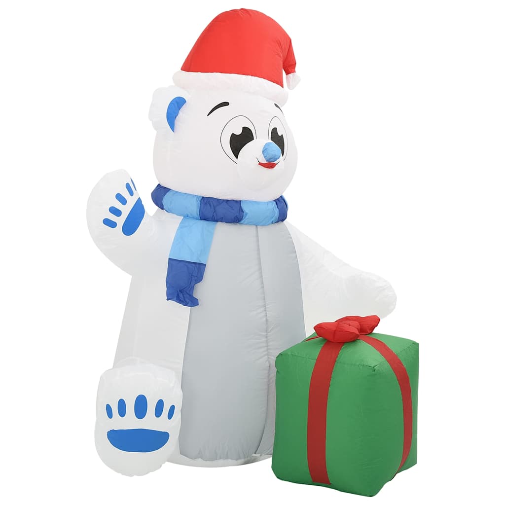 Christmas Inflatable Polar Bear LED Indoor and Outdoor 2,4 m