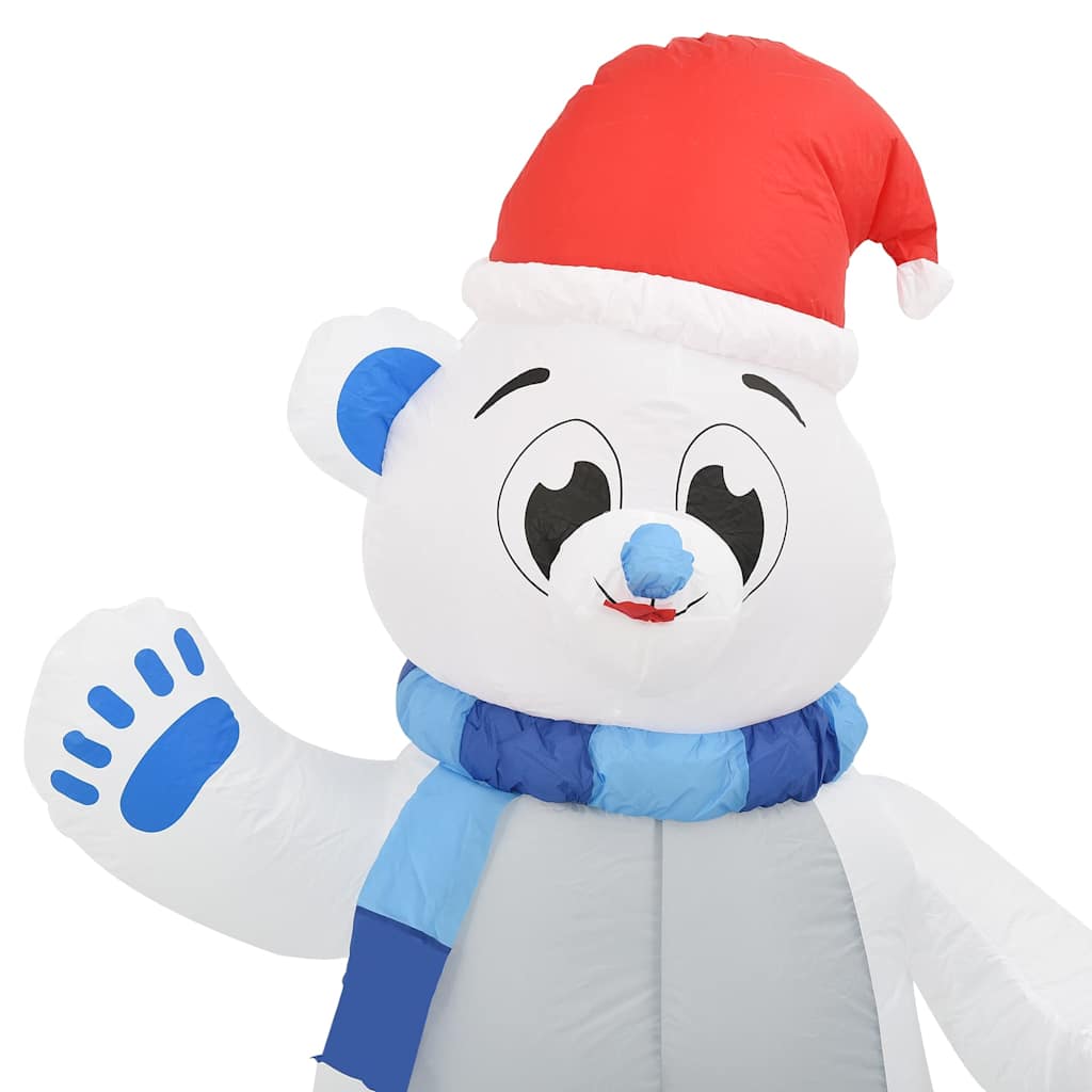 Christmas Inflatable Polar Bear LED Indoor and Outdoor 2,4 m