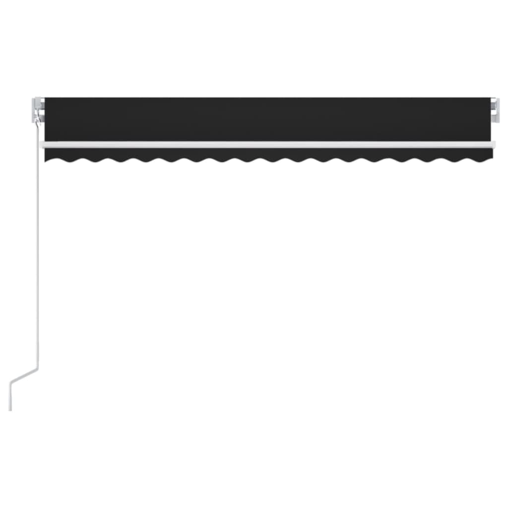 Manual Retractable Awning 400x350 cm Anthracite