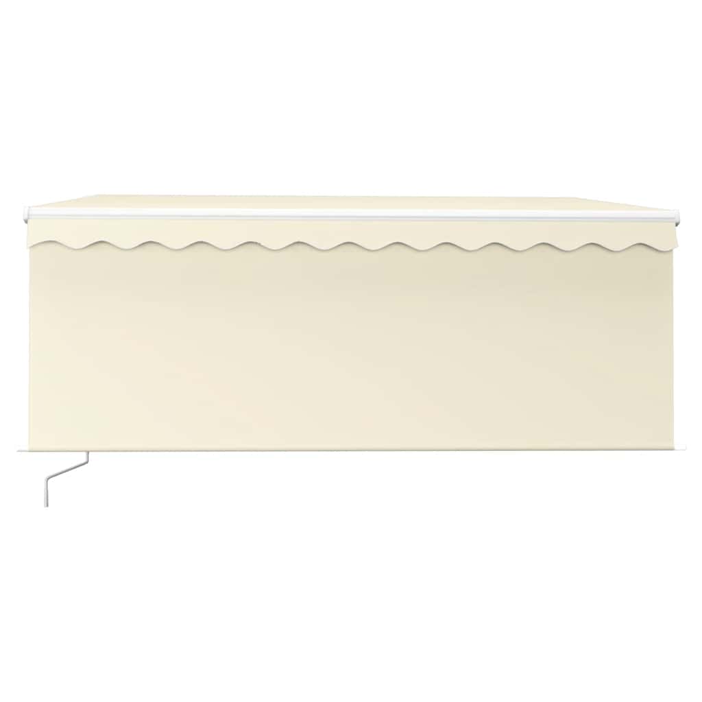 Manual Retractable Awning with Blind 3x2.5m Cream