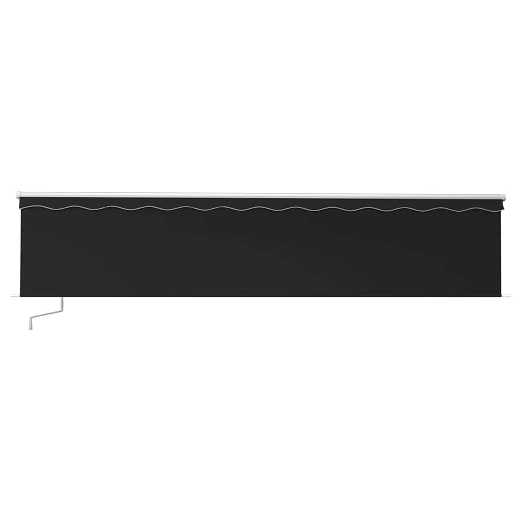 Manual Retractable Awning with Blind 6x3m Anthracite
