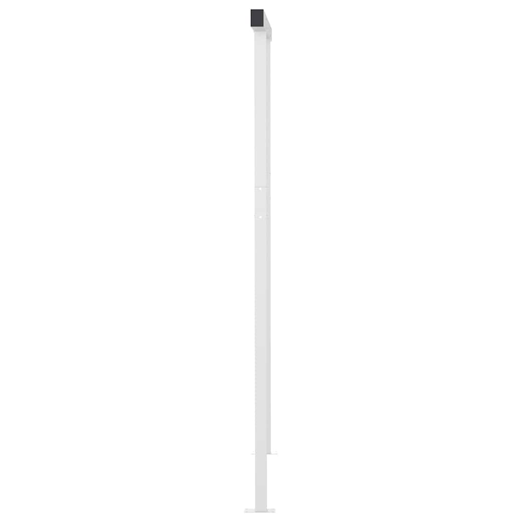 3069919 vidaXL Manual Retractable Awning with Posts 3,5x2,5 m Anthracite (313190+46848+315093)