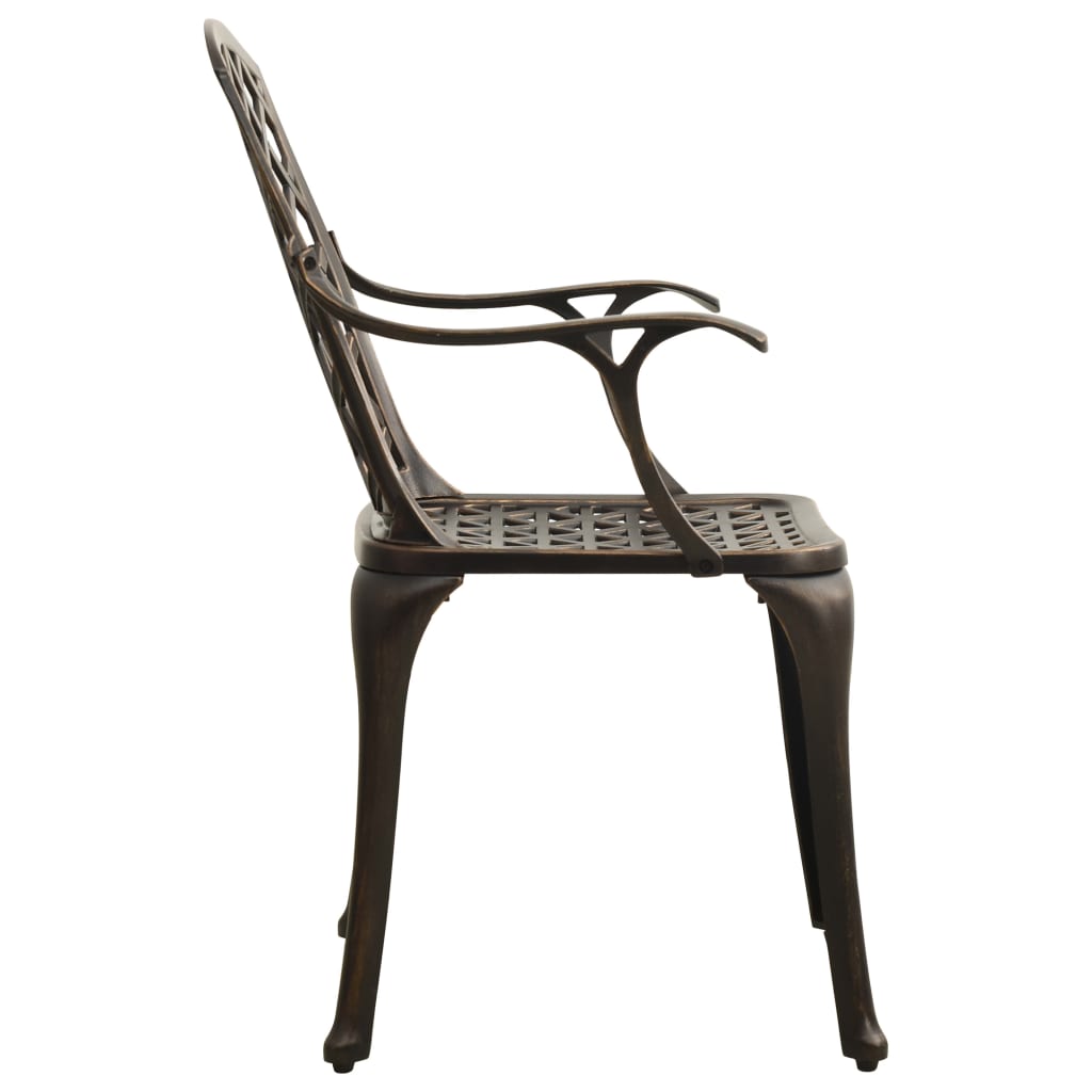 Bistro Set | Bronze | Cast aluminium | Medium |  Durable  | Bistro Set