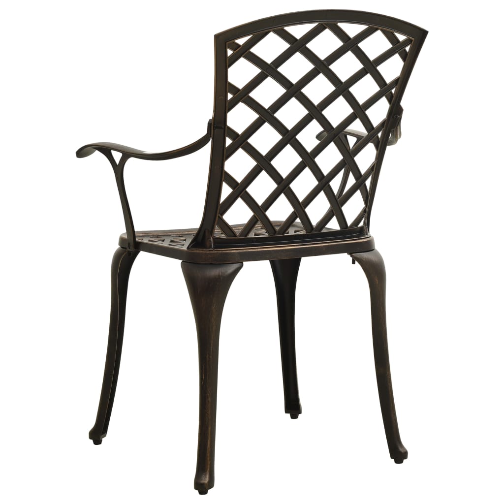 Bistro Set | Bronze | Cast aluminium | Medium |  Durable  | Bistro Set