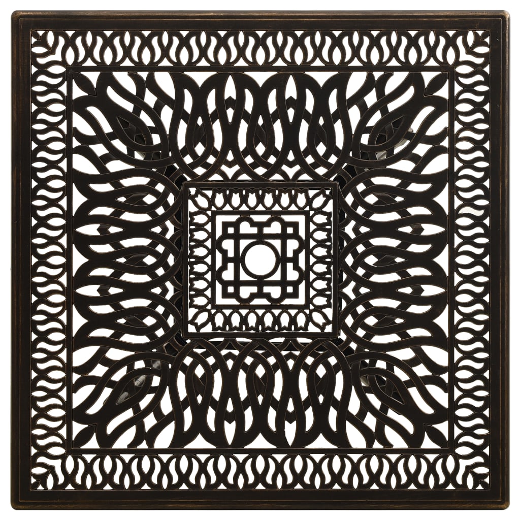 Bistro Set | Bronze | Cast Aluminium | Standard |  Decorative Inlays
