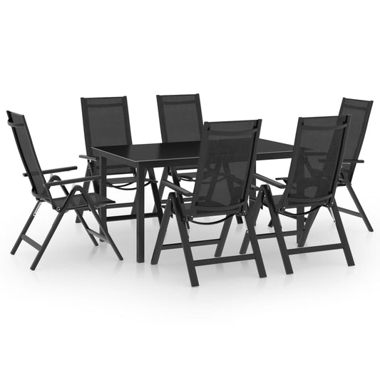 Dining Set | Anthracite | Aluminium | Medium | Adjustable Armrests