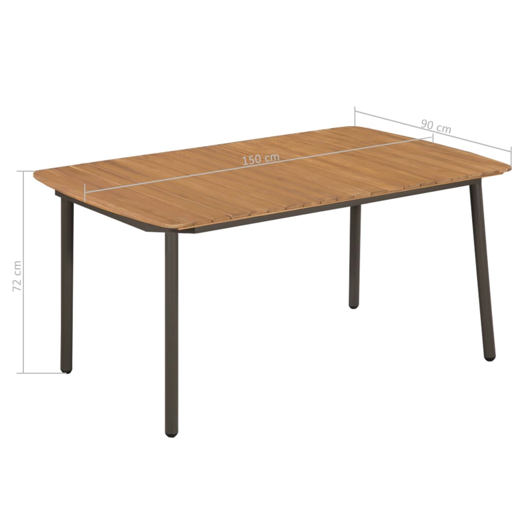 Dining Set | Black, Natural