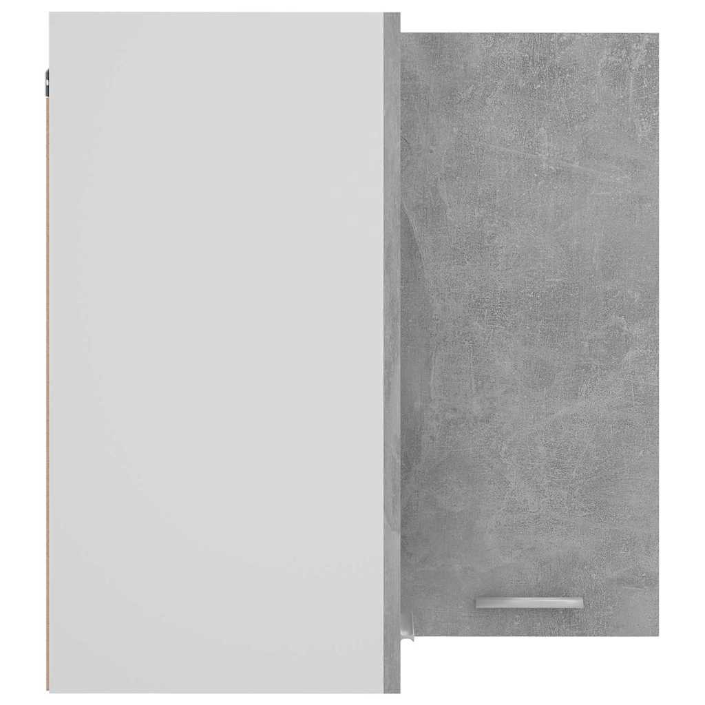 Hanging Corner Cabinet "Lyon" Concrete Grey 57x57x60 cm
