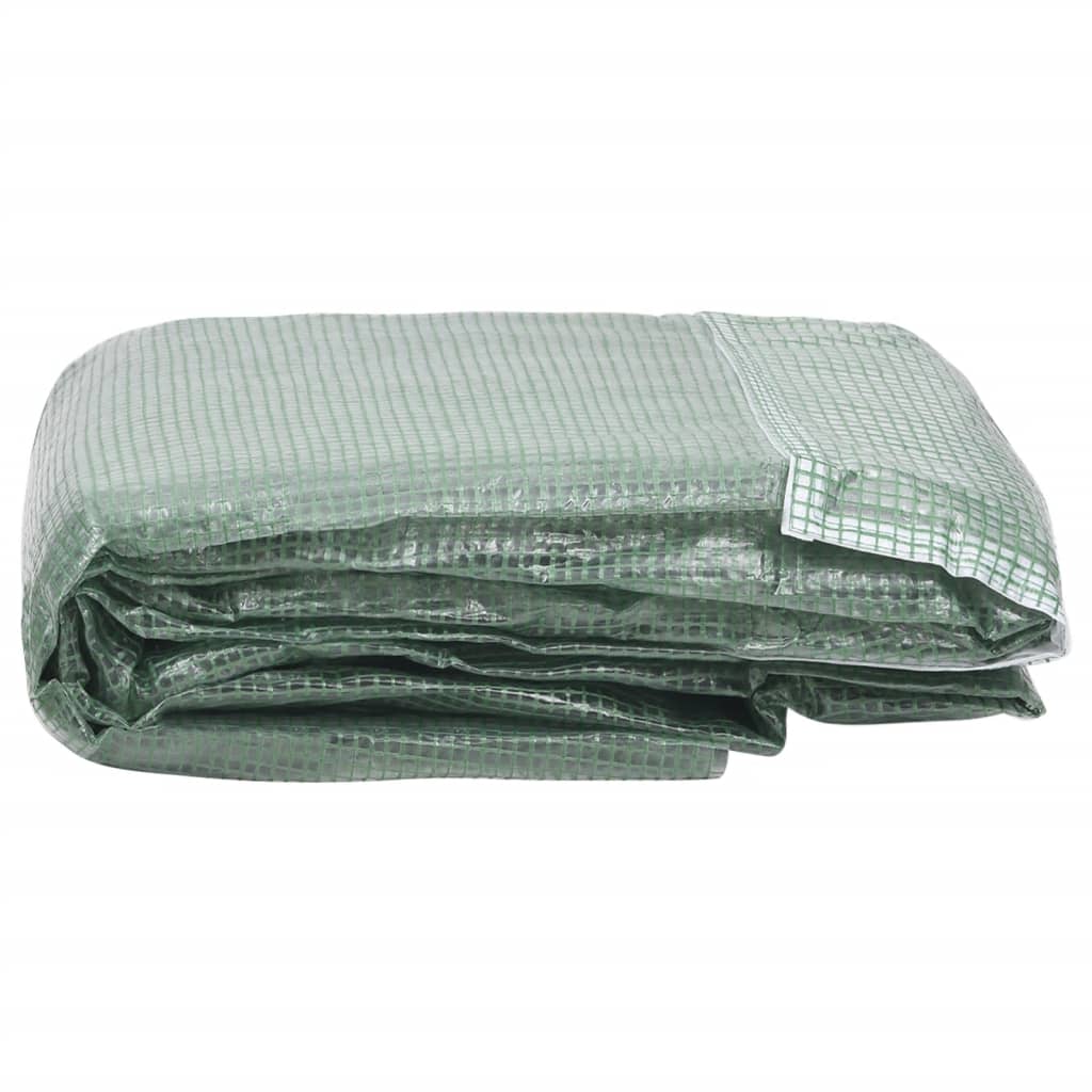 vidaXL Greenhouse Replacement Cover (18 m²) 300x600x200 cm Green