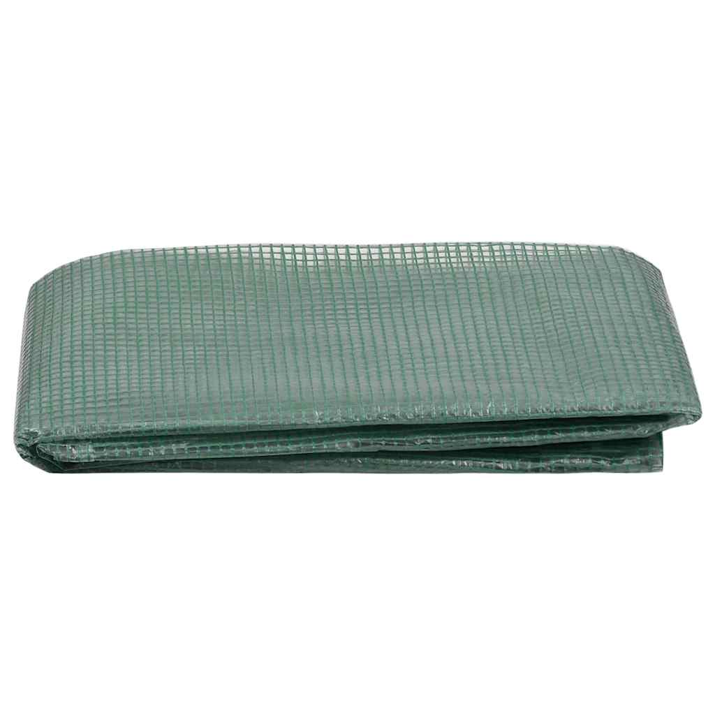 Greenhouse Replacement Cover (0.5 m²) 50x100x190 cm Green