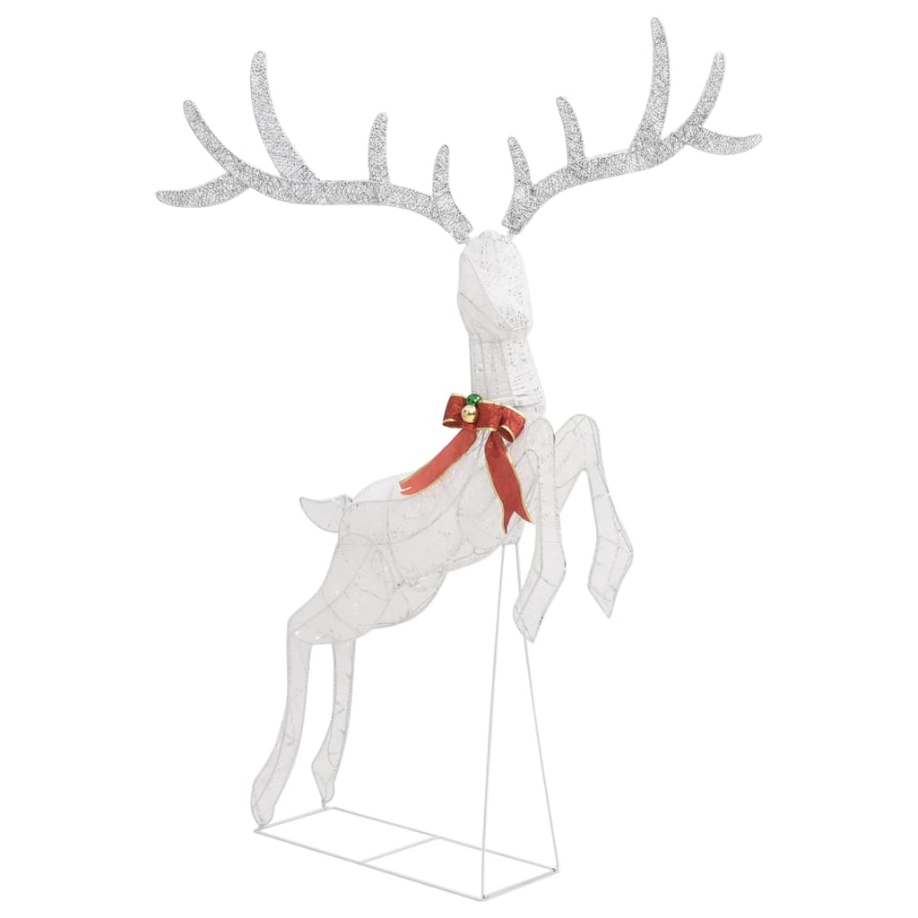 Flying Reindeer Kerstdecoratie 120 LED's Wit Koud Wit