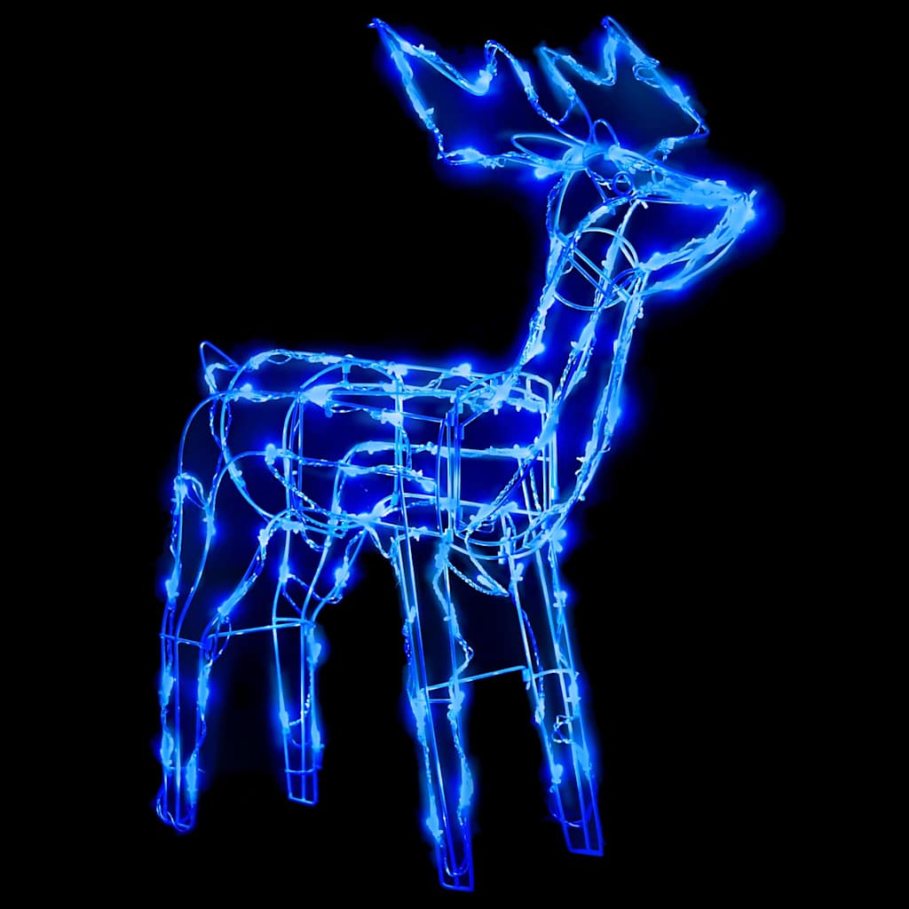 328540 vidaXL 3 Piece Christmas Light Display Reindeers 229 LEDs