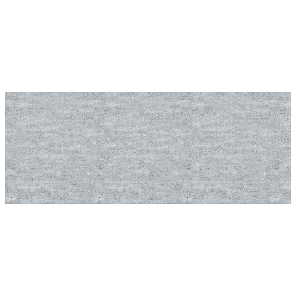 326599 vidaXL Floating Wall Shelves 4 pcs Concrete Grey 60x23,5x3,8 cm MDF