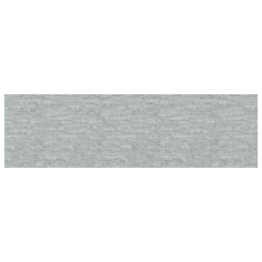 Floating Wall Shelves 2 pcs Concrete Grey 80x23.5x3.8 cm MDF