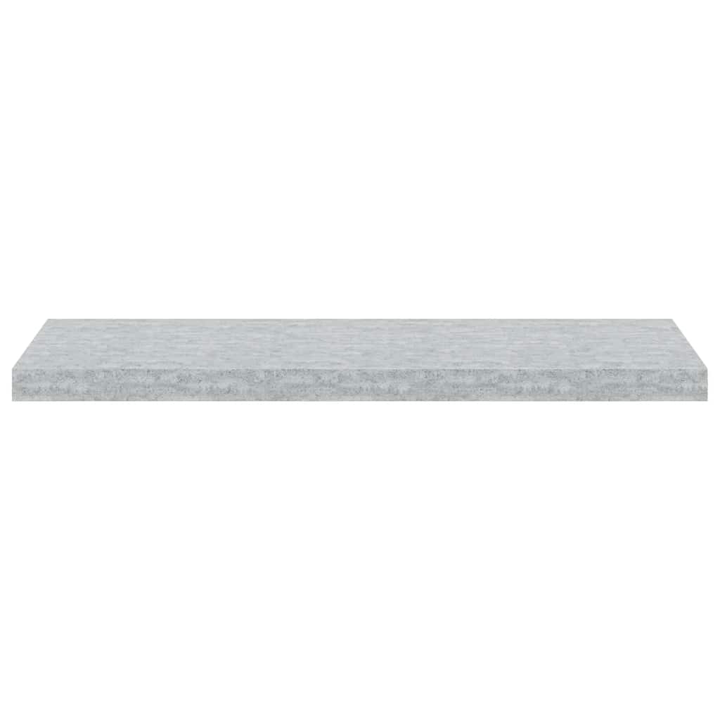 Floating Wall Shelves 4 pcs Concrete Grey 80x23.5x3.8 cm MDF