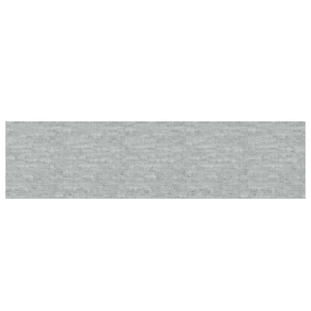 Floating Wall Shelves 2 pcs Concrete Grey 90x23.5x3.8 cm MDF