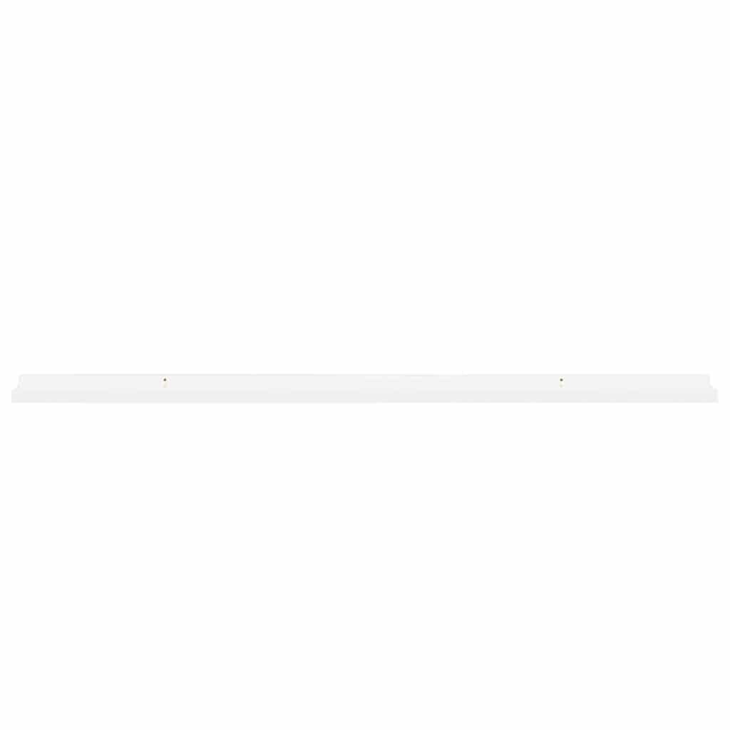 Wall Shelves 4 pcs High Gloss White 115x9x3 cm