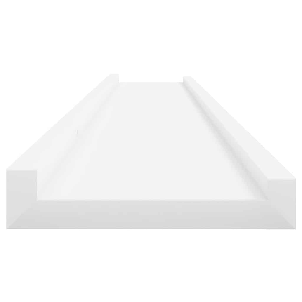 Wall Shelves 2 pcs White 115x9x3 cm