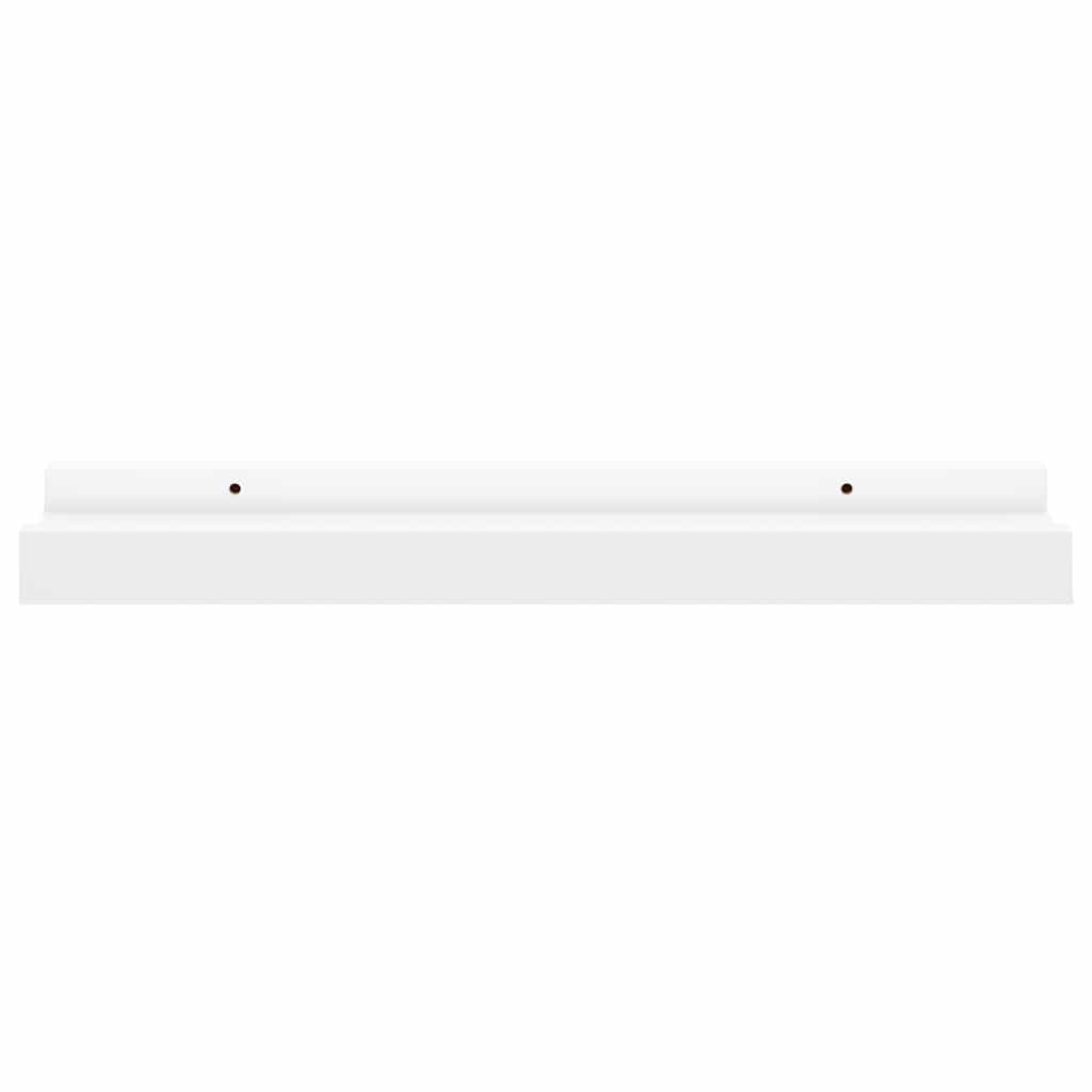 Wall Shelves 4 pcs White 40x9x3 cm