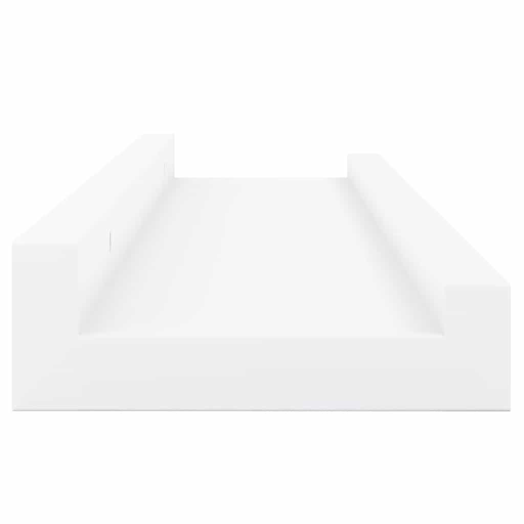 Wall Shelves 4 pcs White 40x9x3 cm