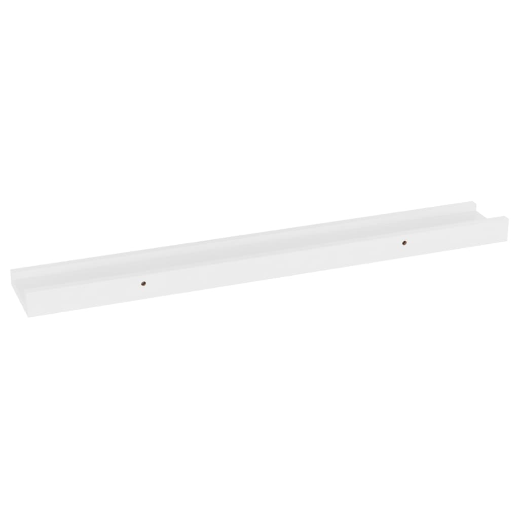 vidaXL Wall Shelves 4 pcs White 60x9x3 cm