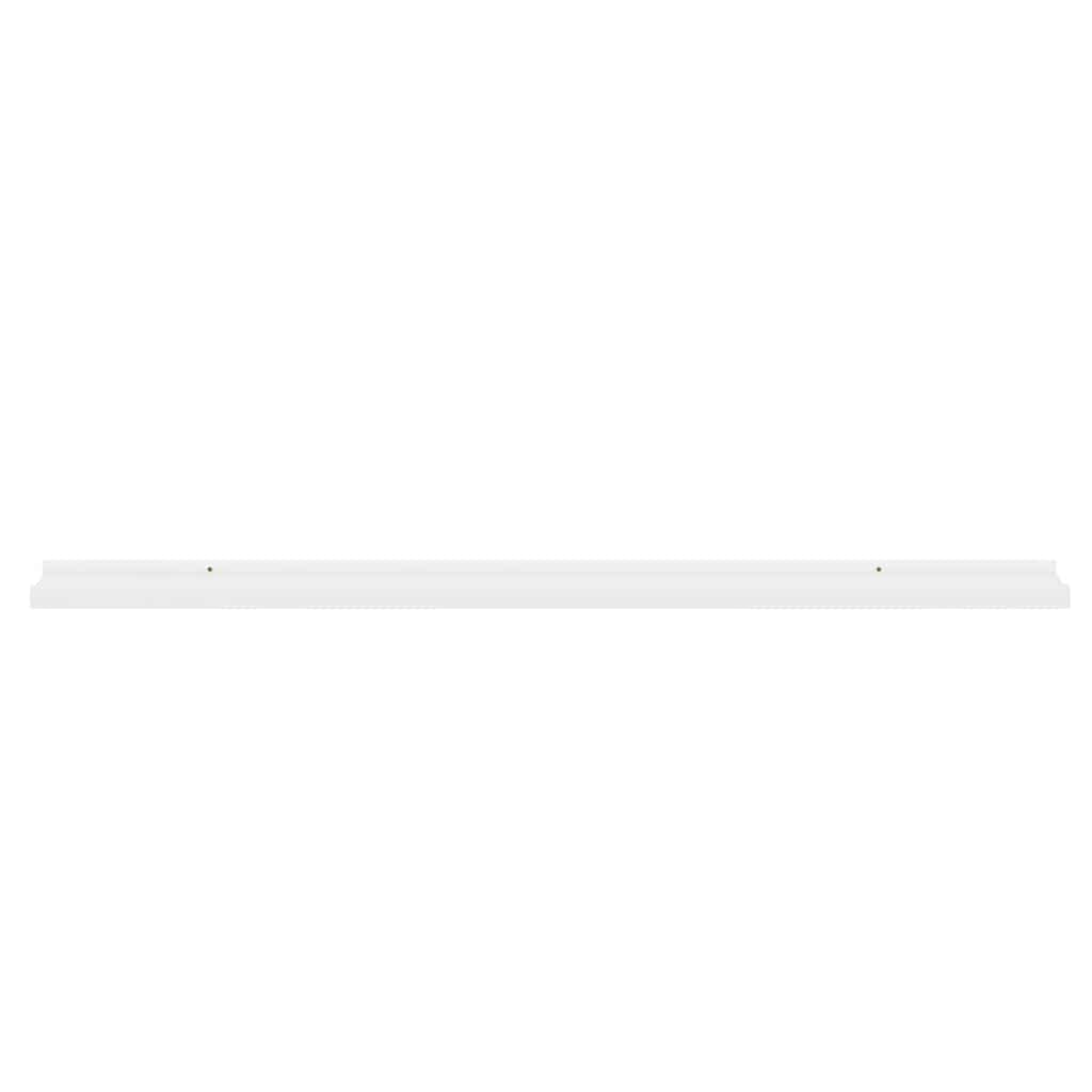 Wall Shelves 4 pcs White 100x9x3 cm