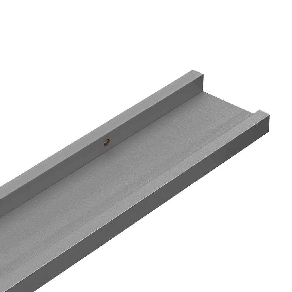Wall Shelves 4 pcs Grey 40x9x3 cm