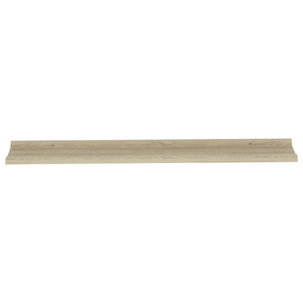 vidaXL Wall Shelves 4 pcs Sonoma Oak 115x9x3 cm