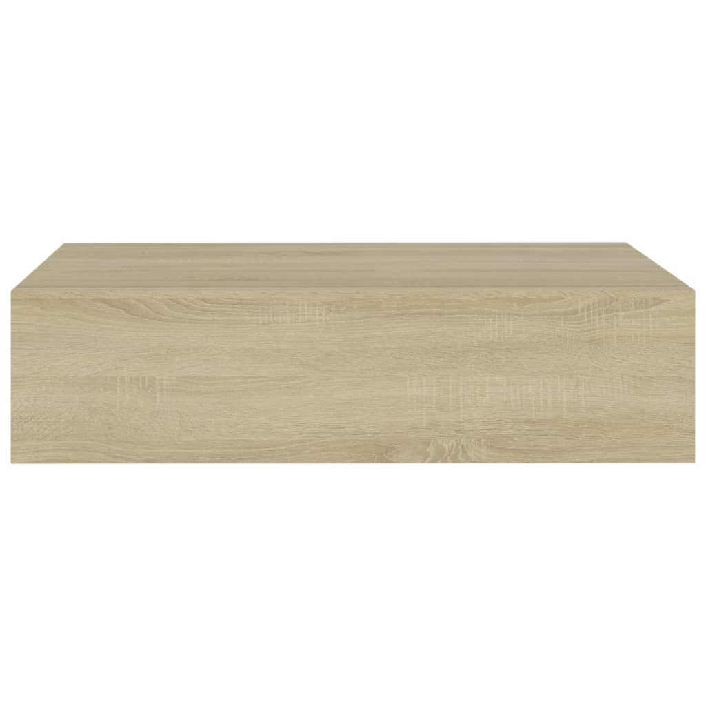 vidaXL Wall-mounted Drawer Shelf Oak 40x23.5x10cm MDF