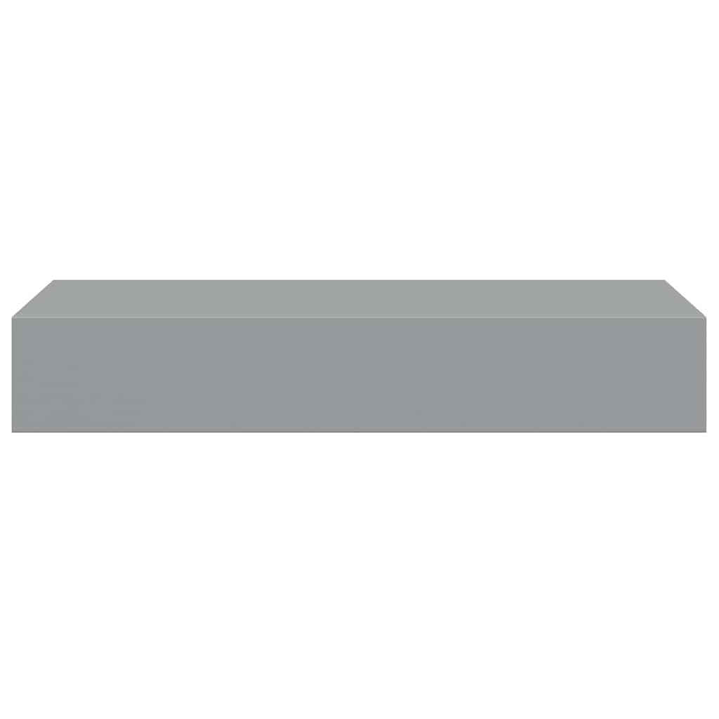 Drawer Shelf | Grey | MDF | 60x23.5x10 cm | Drawer Shelf | Rectangular