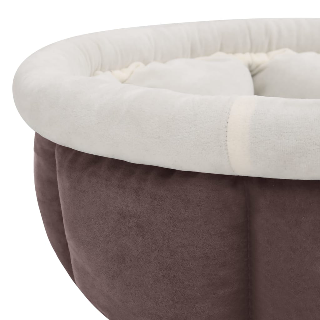 vidaXL Dog Bed 59x59x24 cm Brown