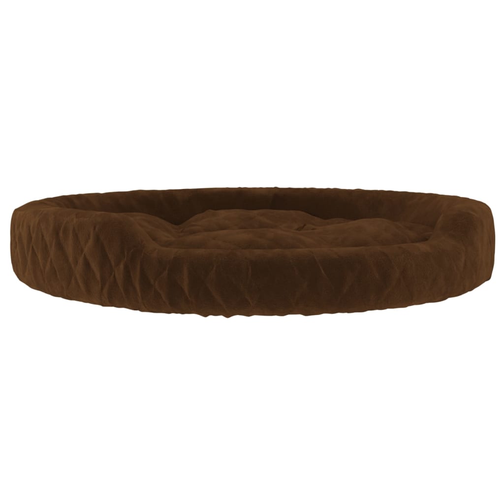 Dog Bed Brown 70x55x23 cm Plush