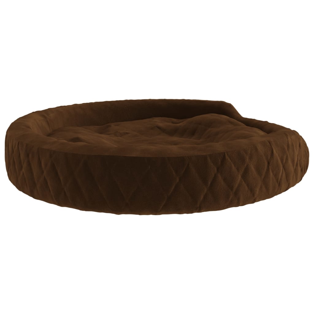 Dog Bed Brown 70x55x23 cm Plush