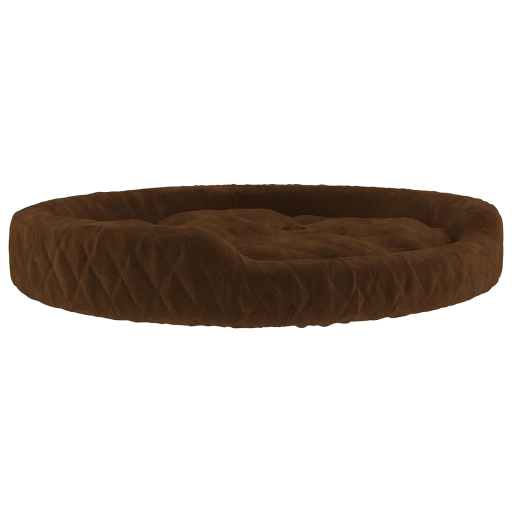 vidaXL Dog Bed Brown 90x70x23 cm Plush