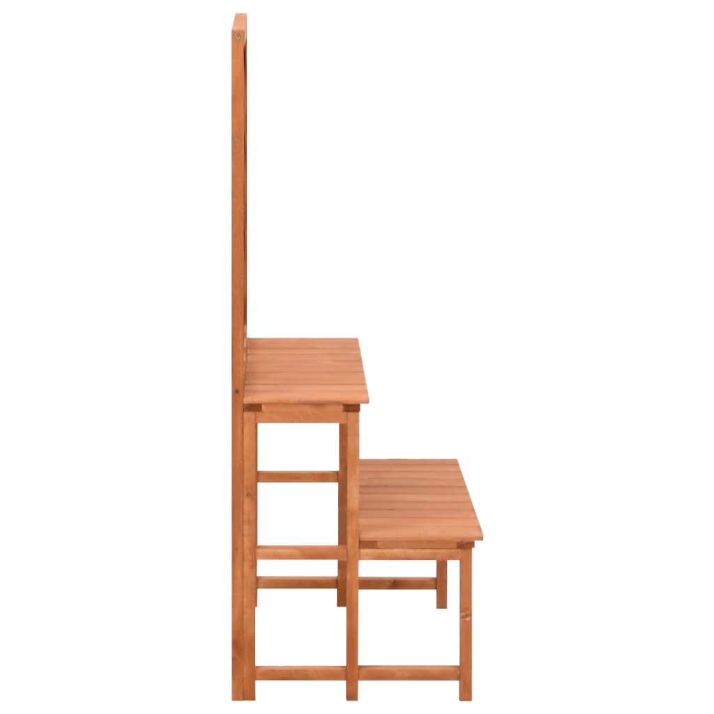 vidaXL Plant Stand with Trellis 70x42x115 cm Solid Fir Wood