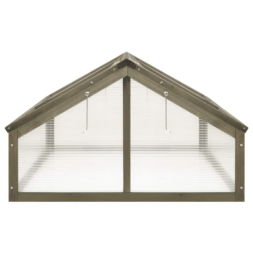 Greenhouse Grey 114x80x50 cm Firwood