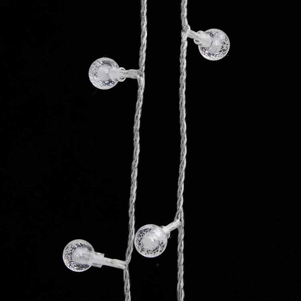 328810 vidaXL Globe Fairy String Lights 20m 200 LED Warm White 8 Function