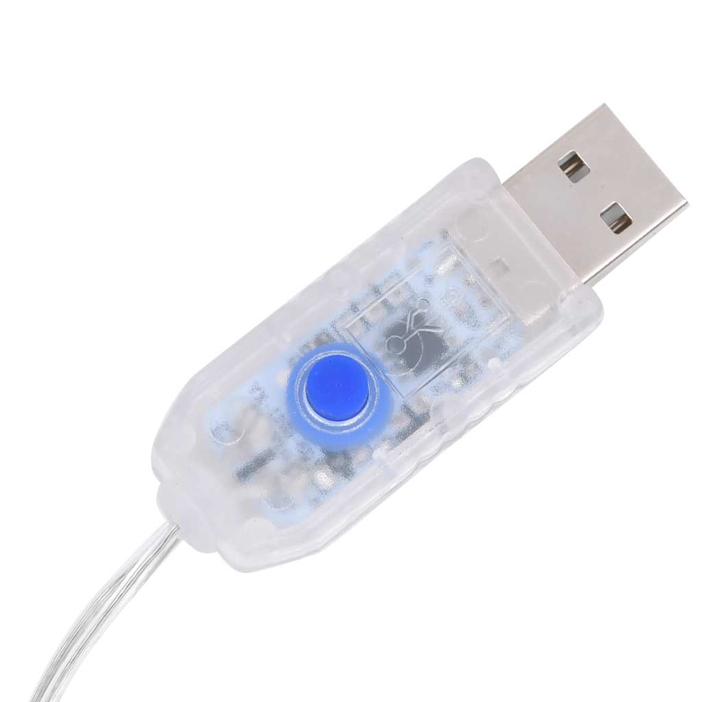 Globe Fairy String Lights 40m 400 LED Cold White 8 Function