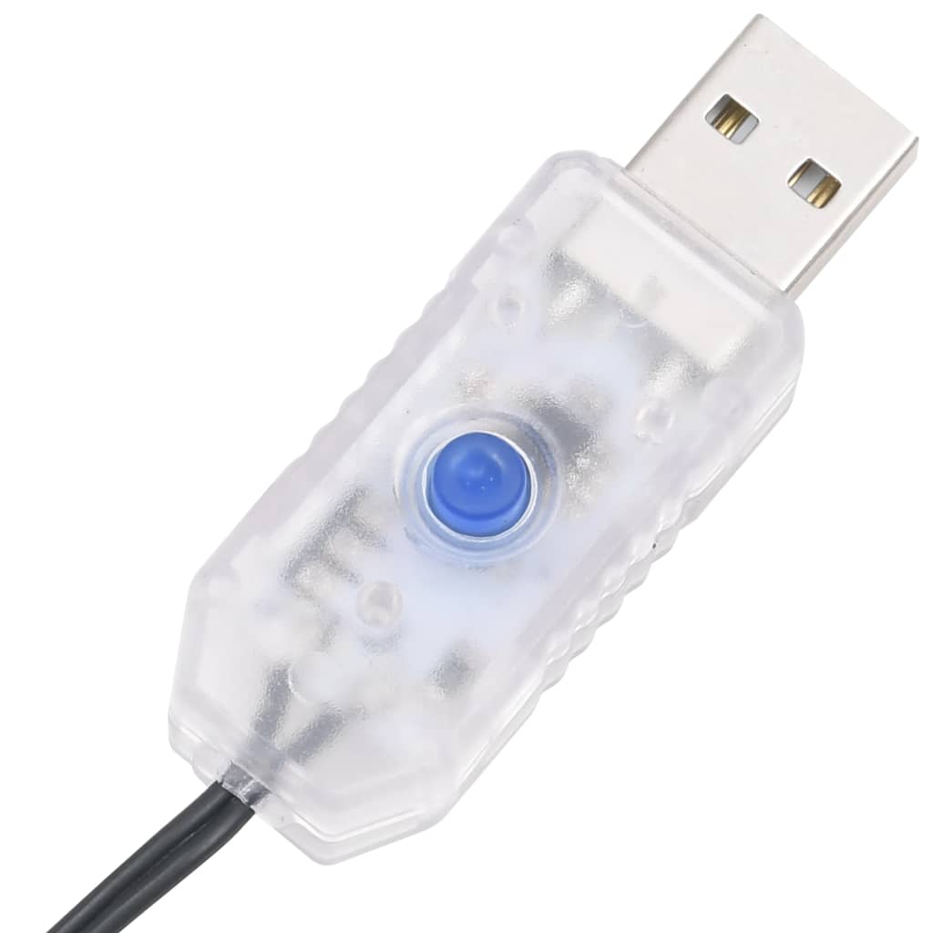 Light String with 400 LEDs Blue 40 m 8 Light Effects