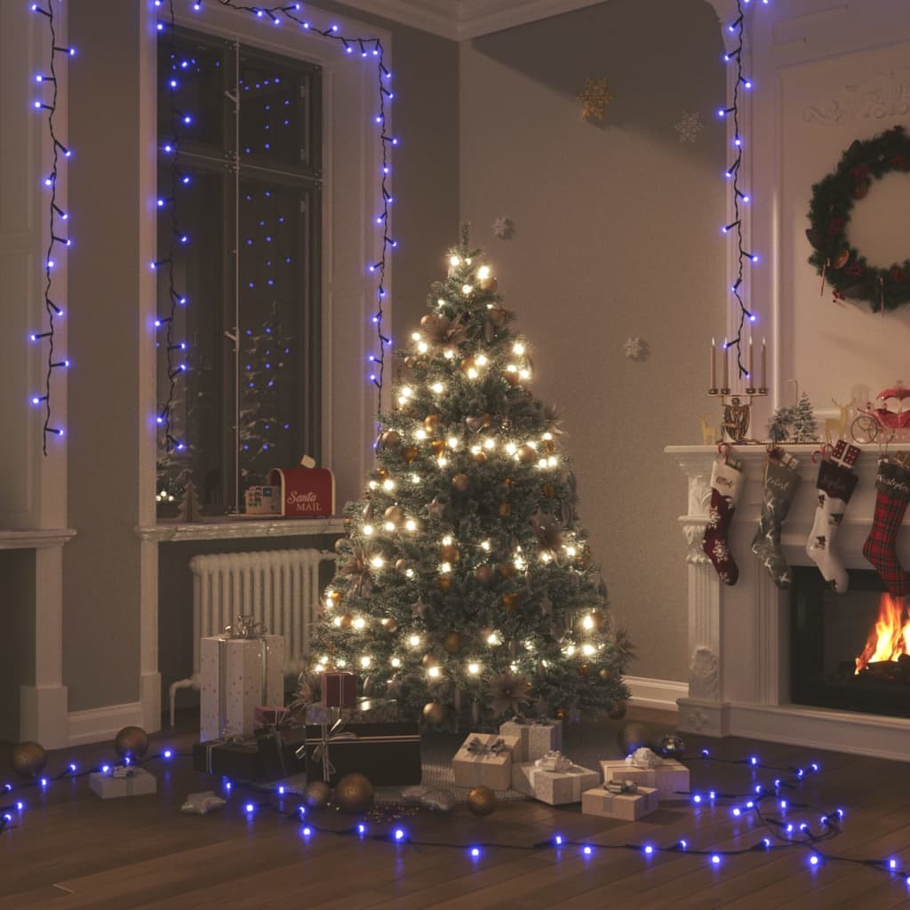 Light String with 400 LEDs Blue 40 m 8 Light Effects
